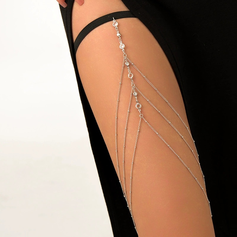 Body Jewelry Helix - 2025 novas mulheres boêmio coxa corrente