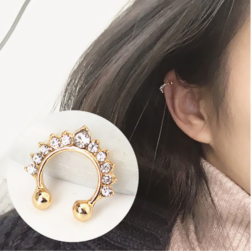 Body Jewelry And Earrings - U-Forma Anéis Nariz Falso e Studs