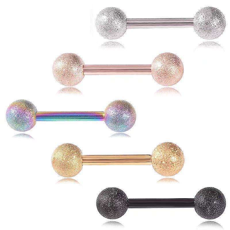 Tongue Barbell Straight - Barra Reta de Aço Cirúrgico 14G