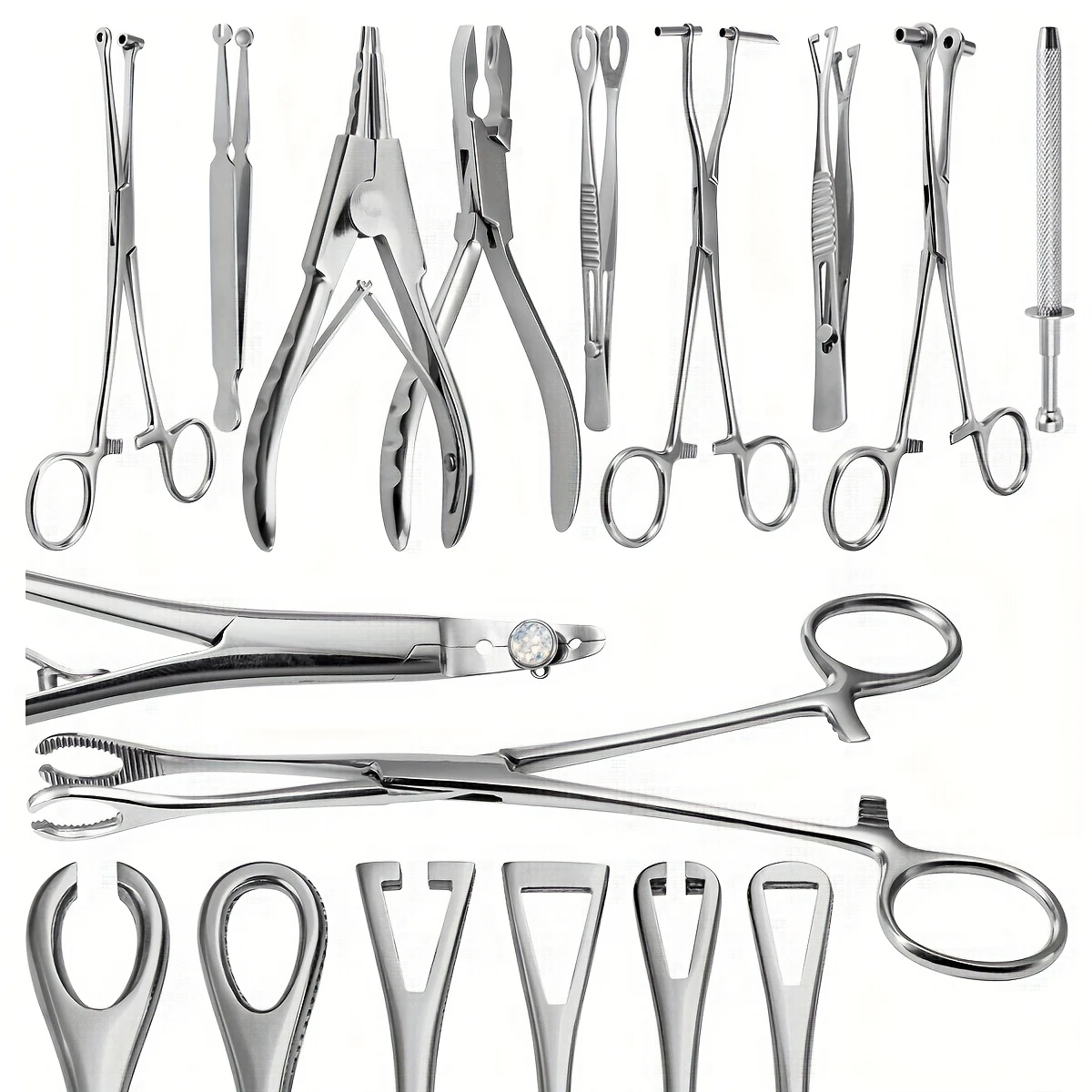 Body Jewelry Ring Opening Pliers - Ferramenta de piercing corporal, braçadeira de