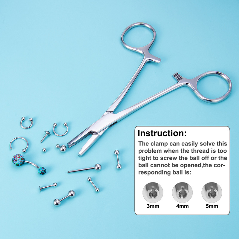 Aço cirúrgico corpo piercing f - Body Jewelry Ring Opening Pliers avaliação e preço