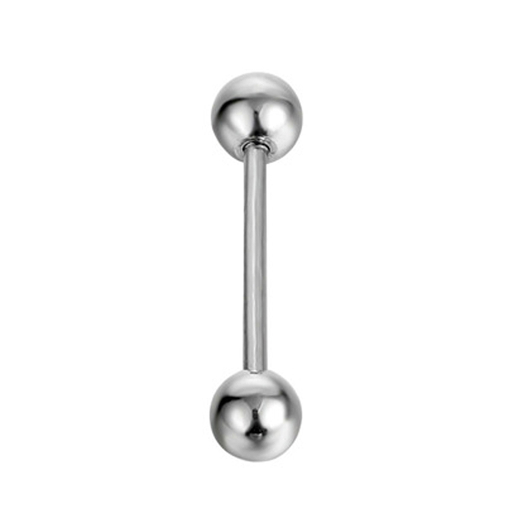 Anéis de mamilo de aço inoxidá - Tongue Barbell Straight avaliação e preço