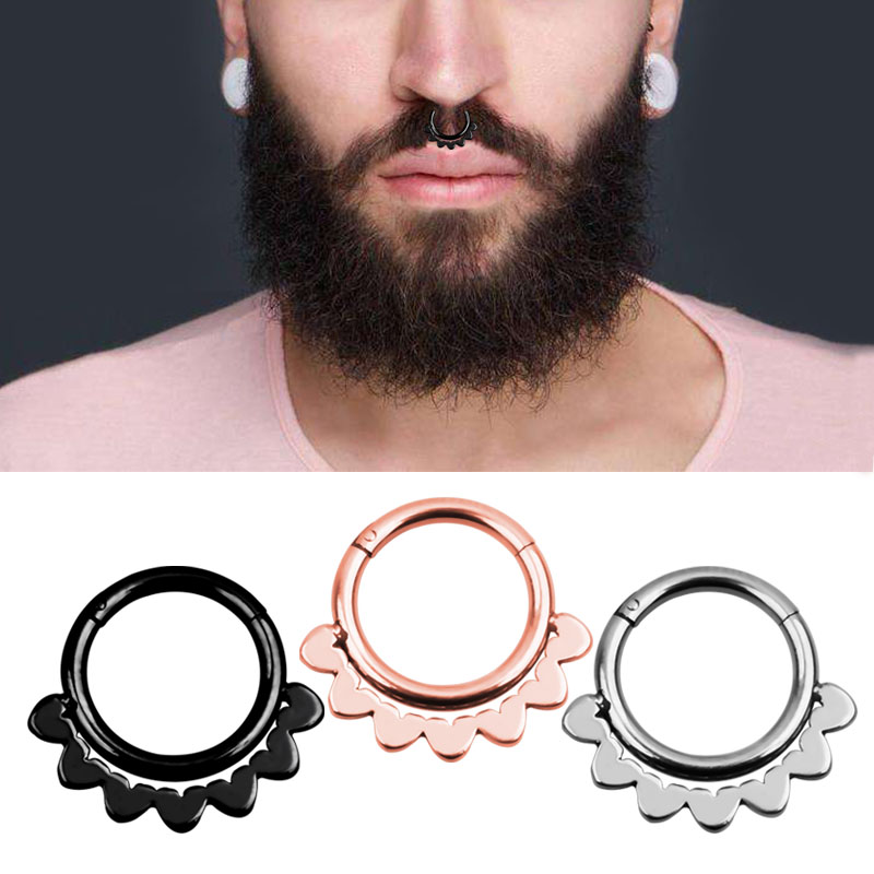 1 peça de piercing de nariz es - Body Jewelry And Earrings avaliação e preço