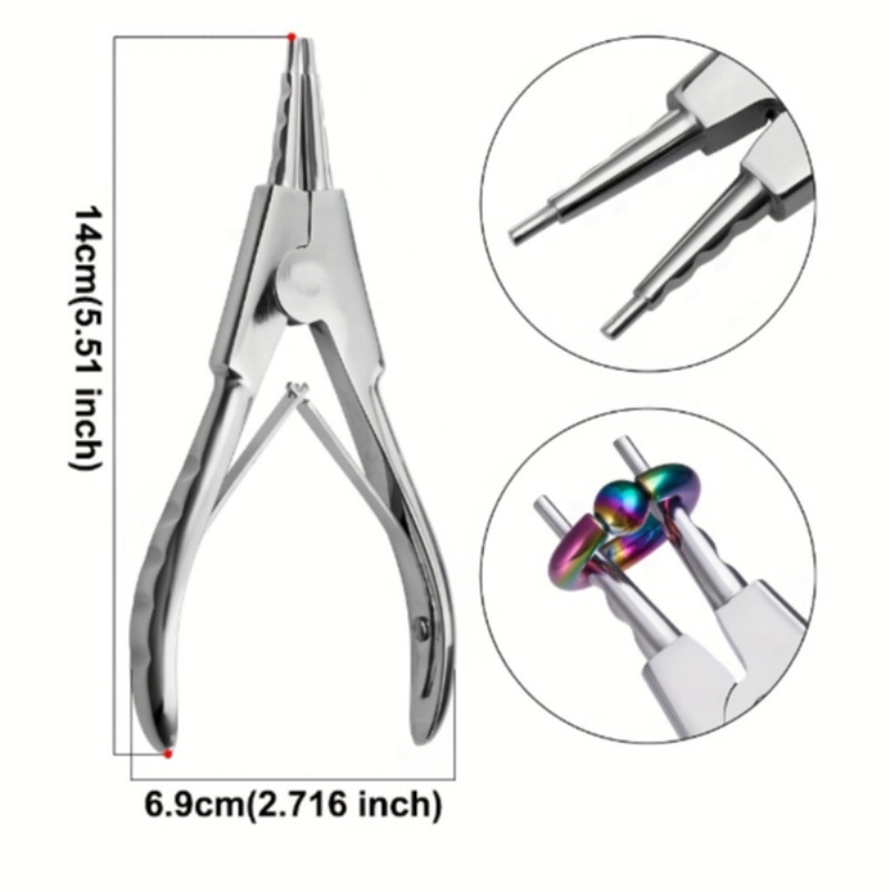 Alicate Profissional de Aço In - Body Jewelry Ring Opening Pliers avaliação e preço