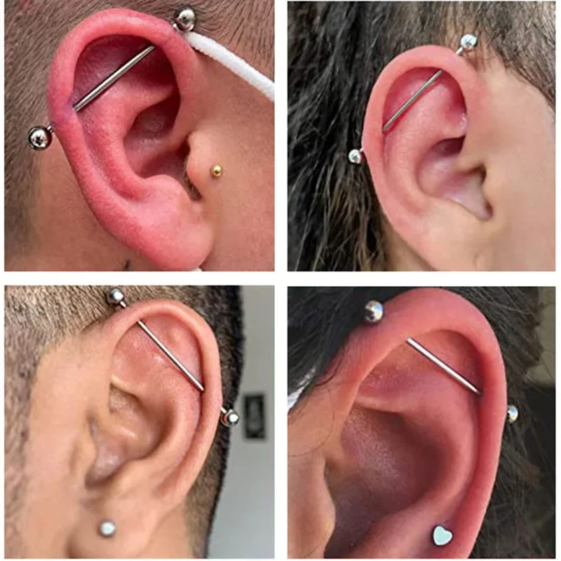Titânio Industrial Barbell Bal - Tongue Barbell Straight avaliação e preço