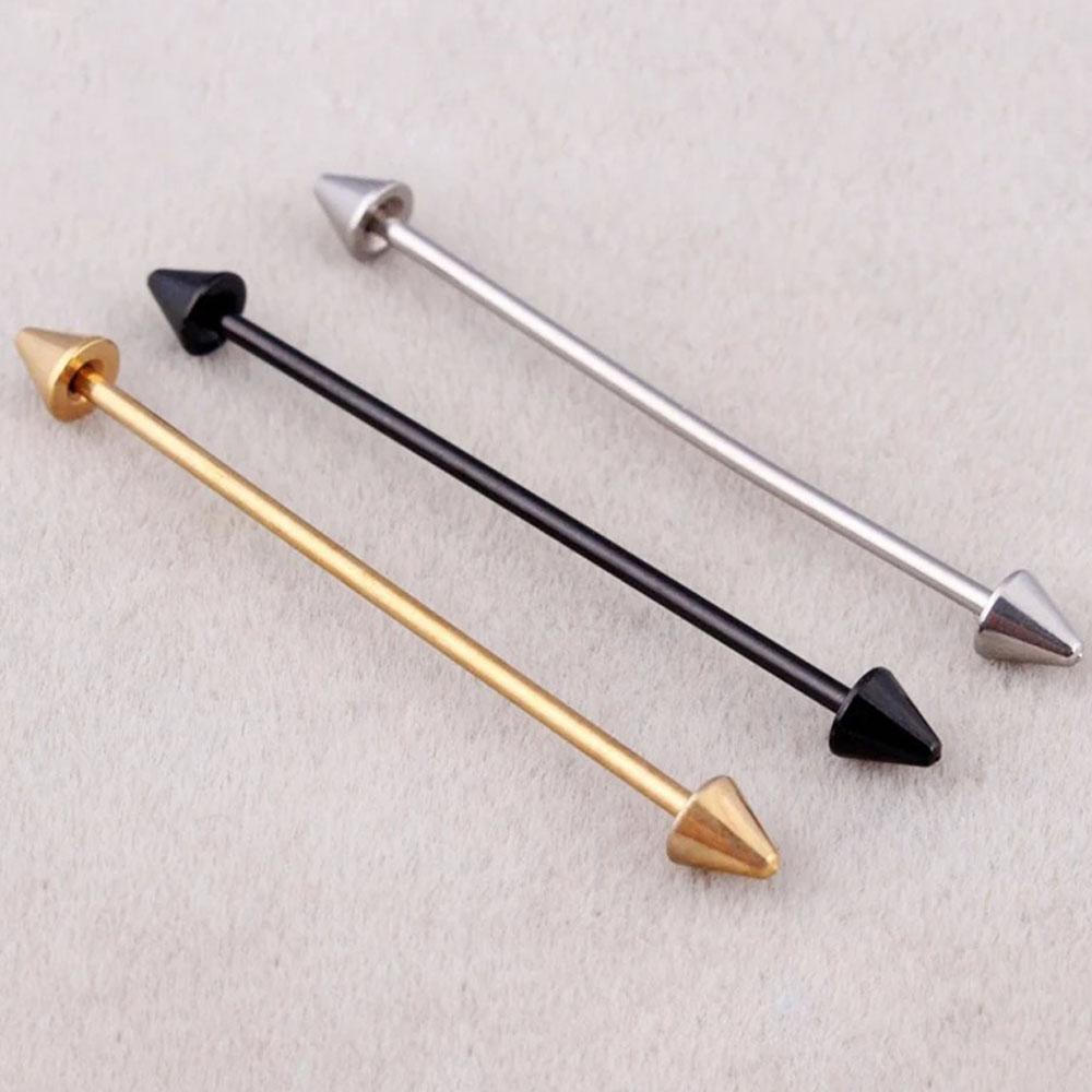 1 Peça Piercing de Aço Inoxidá - Tongue Barbell Straight avaliação e preço