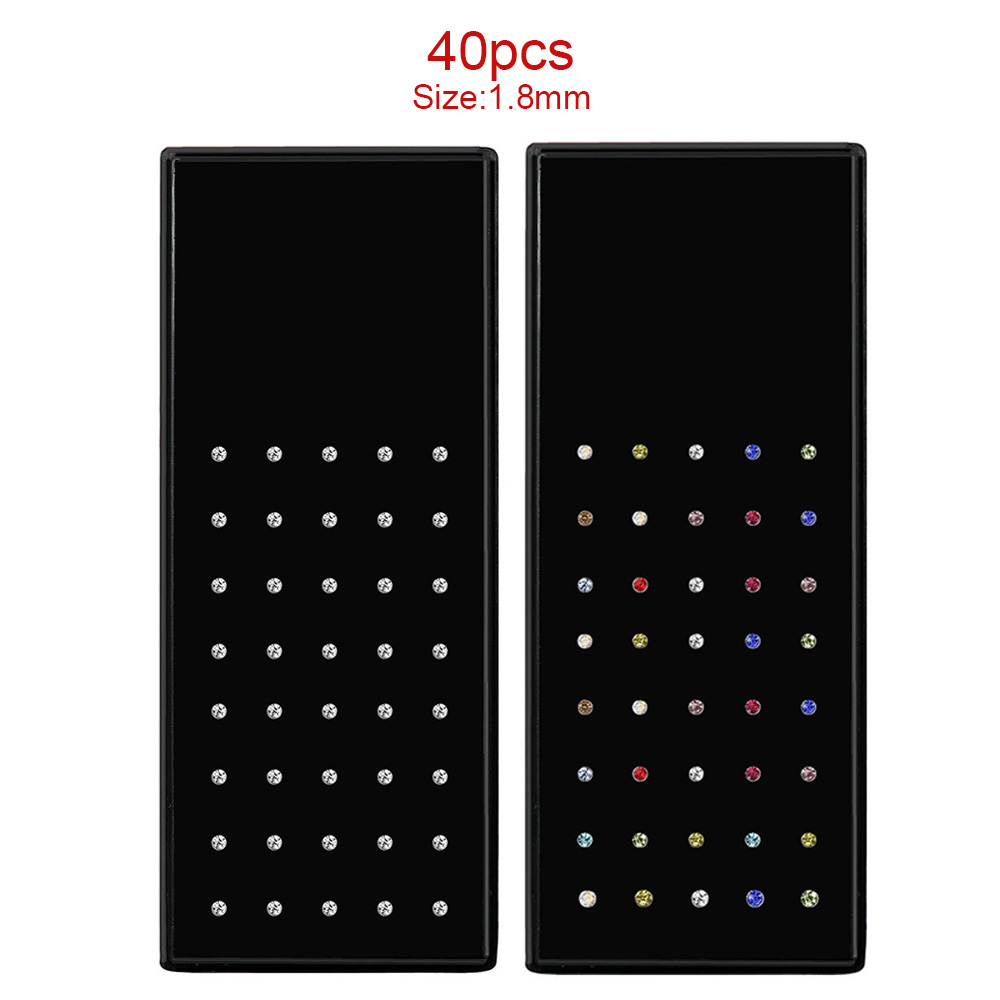 40PC Set Moda Anel Nariz De Cr - Body Jewelry Jewelry Box avaliação e preço