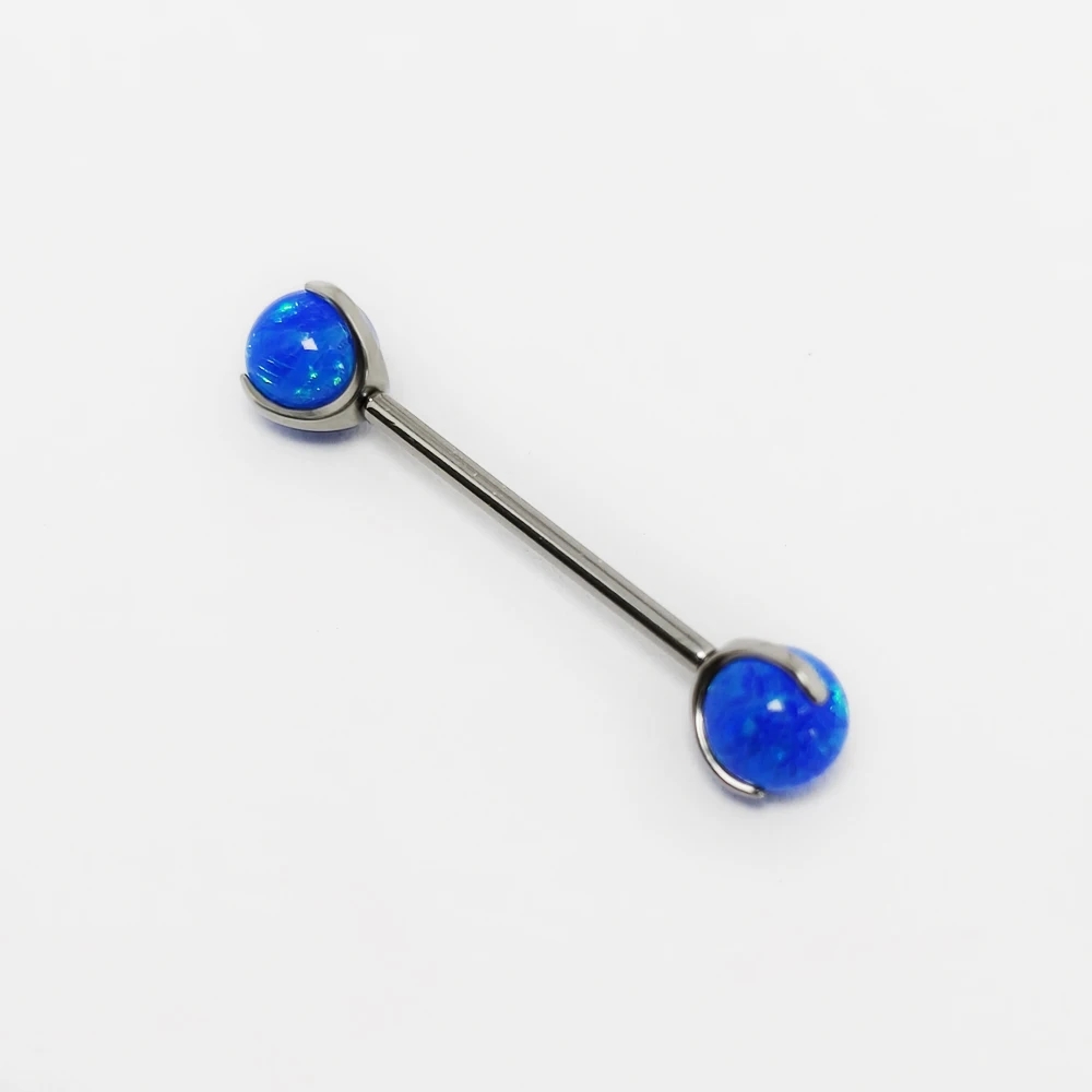 G23 titânio opala barra bolas  - Tongue Barbell Straight avaliação e preço