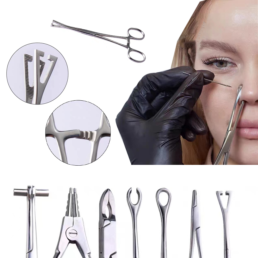 1pc profissional de aço cirúrg - Body Jewelry Ring Opening Pliers avaliação e preço