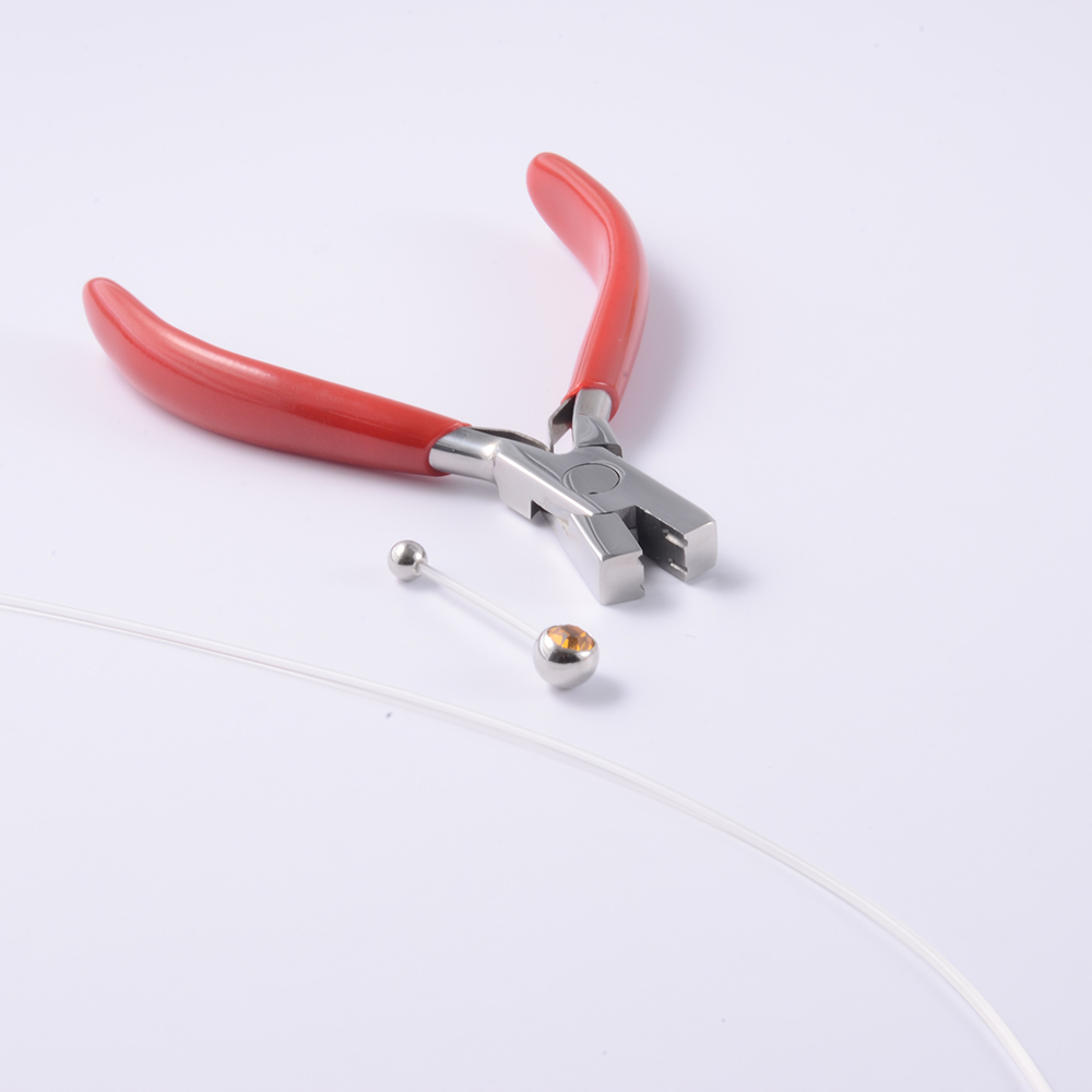 1pc profissional de aço cirúrg - Body Jewelry Ring Opening Pliers avaliação e preço