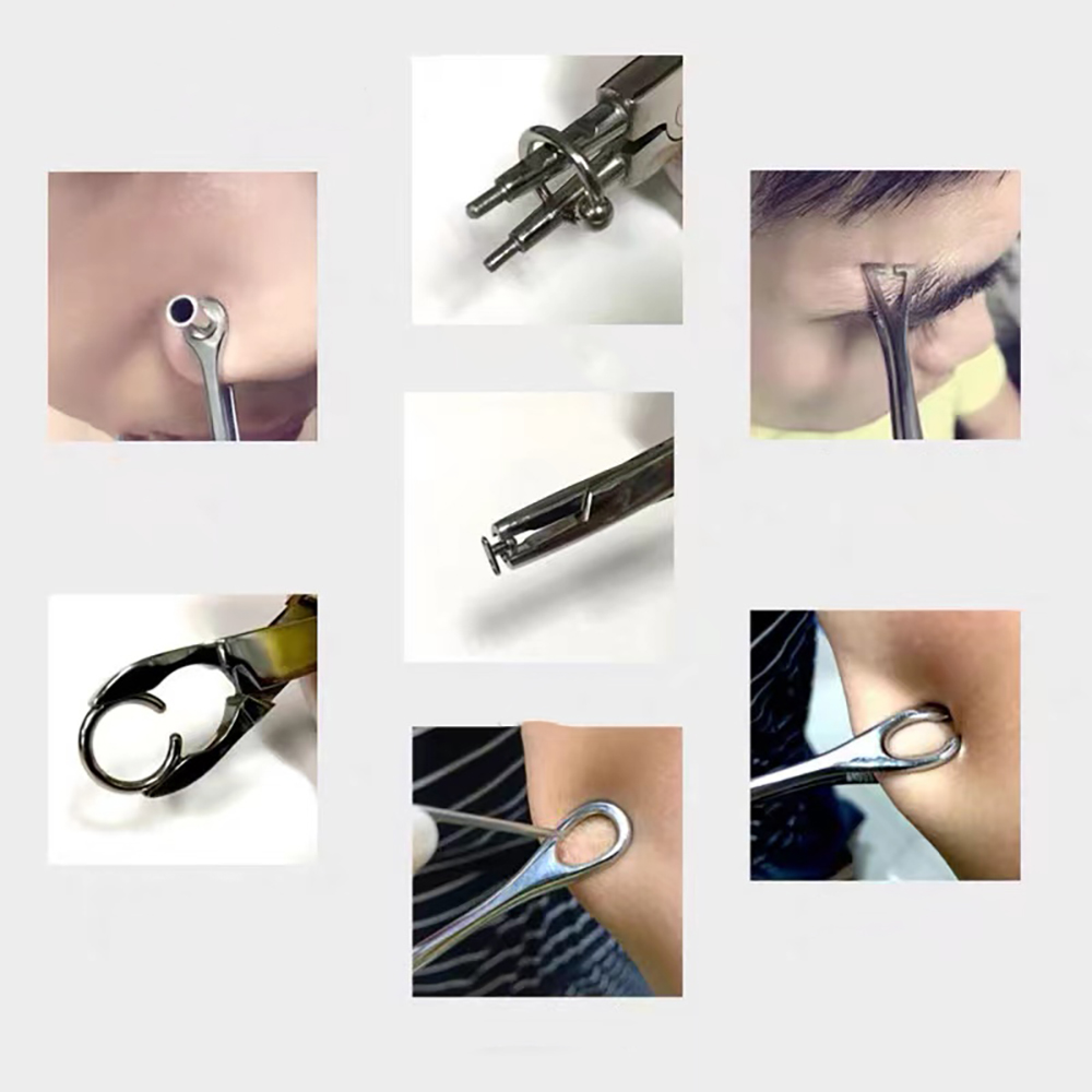 1pc profissional de aço cirúrg - Body Jewelry Ring Opening Pliers avaliação e preço