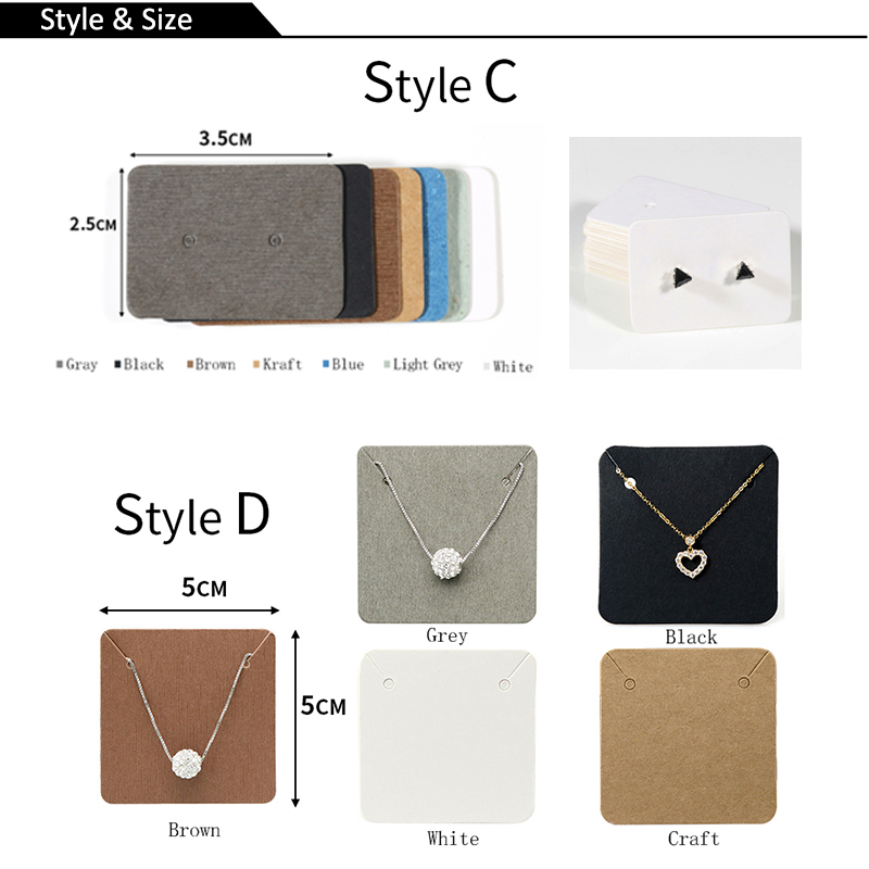 50 pçs/lote cartões de exibiçã - Body Jewelry Display avaliação e preço