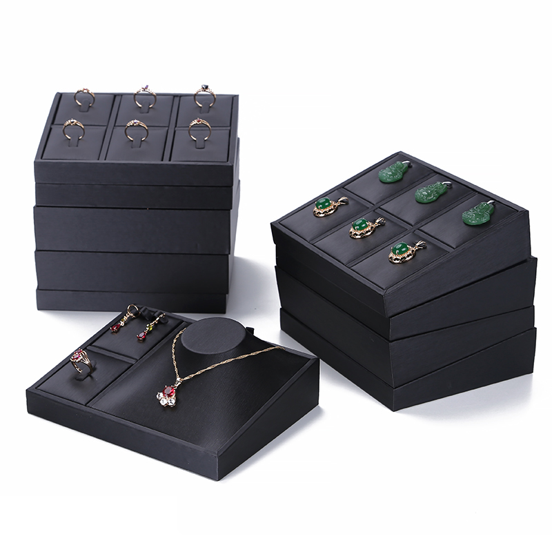 Superior preto couro do plutôn - Body Jewelry Display avaliação e preço
