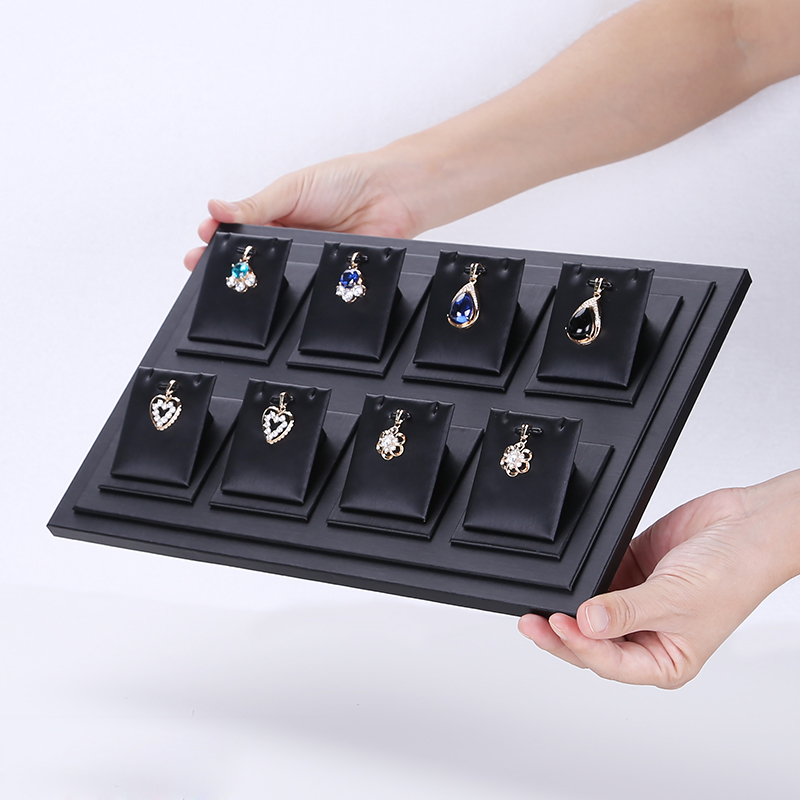 Superior preto couro do plutôn - Body Jewelry Display avaliação e preço