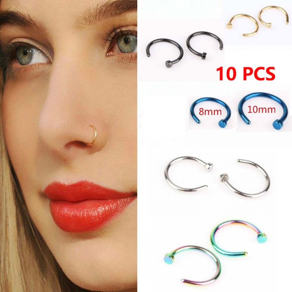 10 peças de brincos finos de a - Body Jewelry And Earrings avaliação e preço