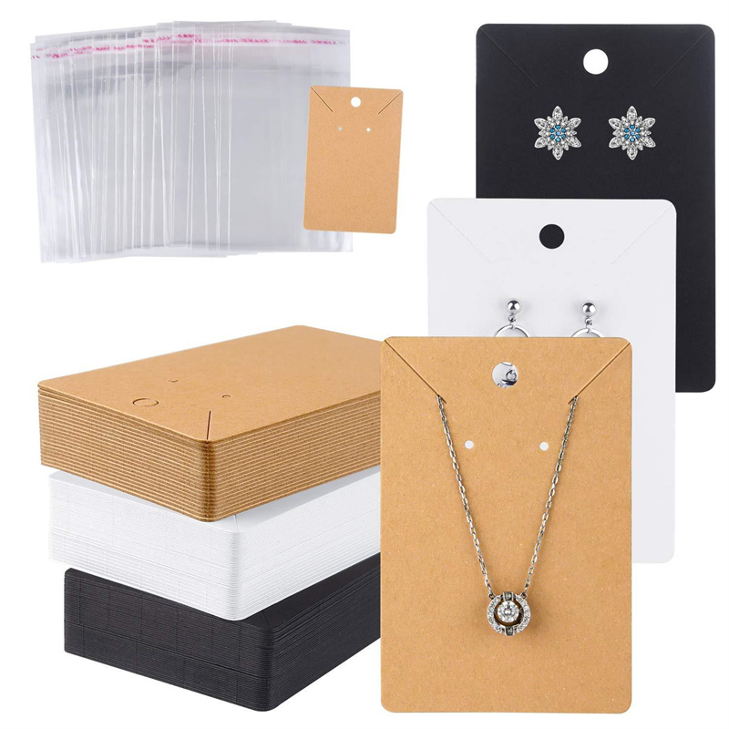 50 peças 6x9cm colar em branco - Body Jewelry Display avaliação e preço