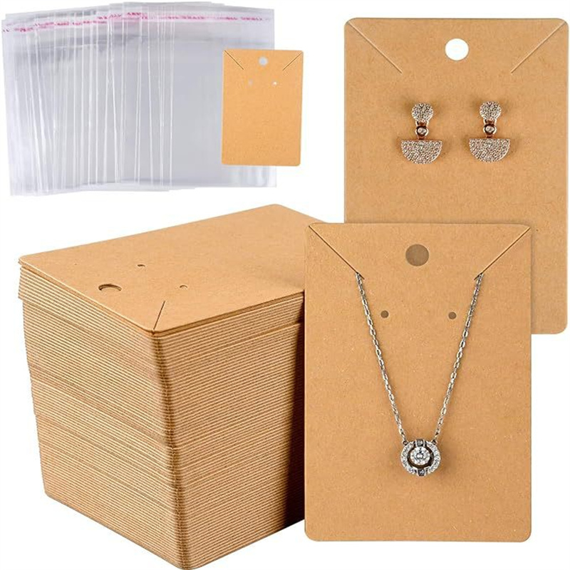 50 peças 6x9cm colar em branco - Body Jewelry Display avaliação e preço