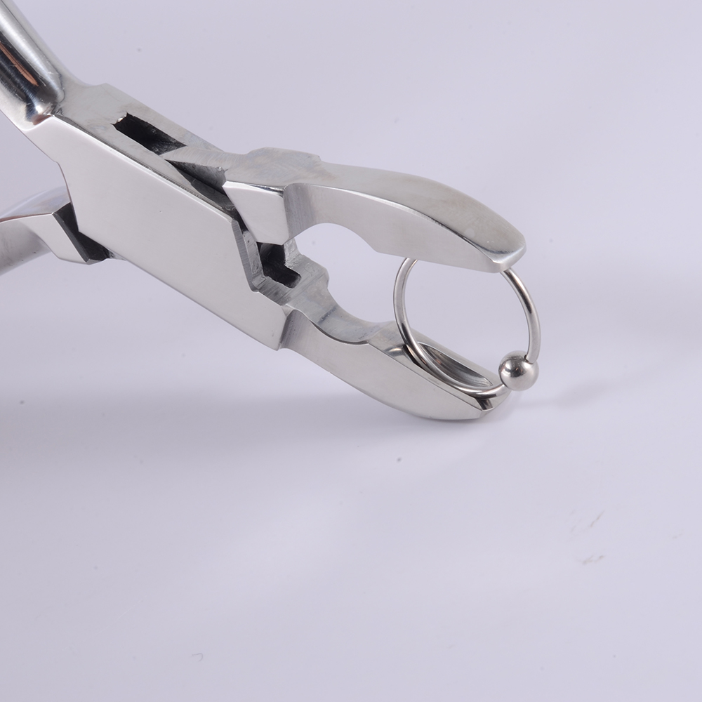 1 pçs de aço cirúrgico profiss - Body Jewelry Ring Opening Pliers avaliação e preço