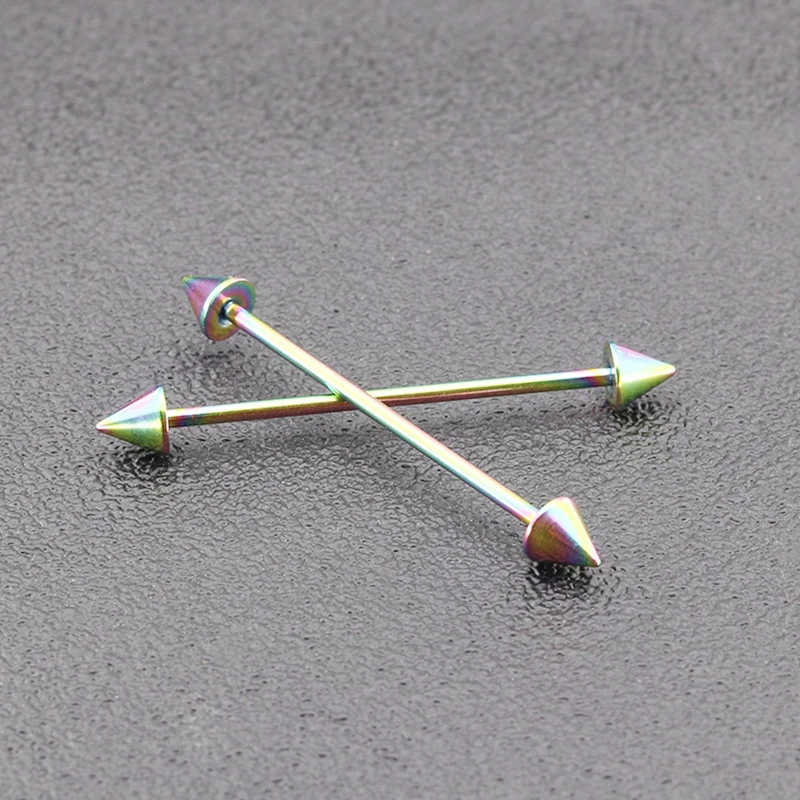 Aço inoxidável Straight Helix  - Tongue Barbell Straight avaliação e preço