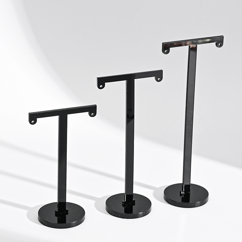 6 pçs acrílico preto/branco t  - Body Jewelry Display avaliação e preço
