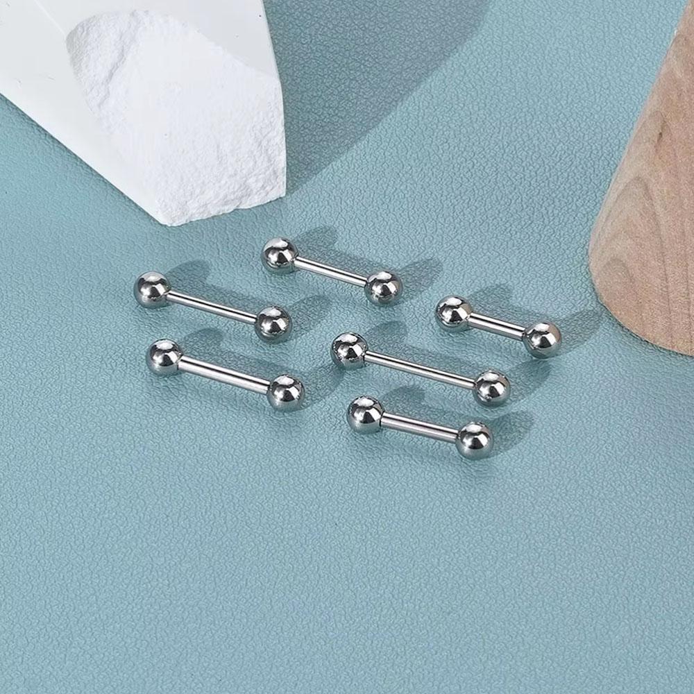 1PC aço inoxidável reta Barbel - Tongue Barbell Straight avaliação e preço