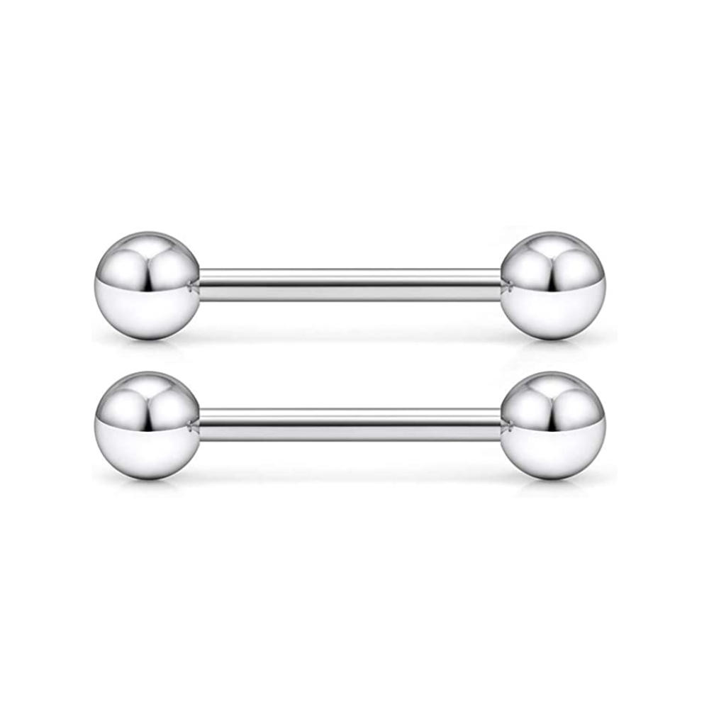 Anéis de língua de aço cirúrgi - Tongue Barbell Straight avaliação e preço