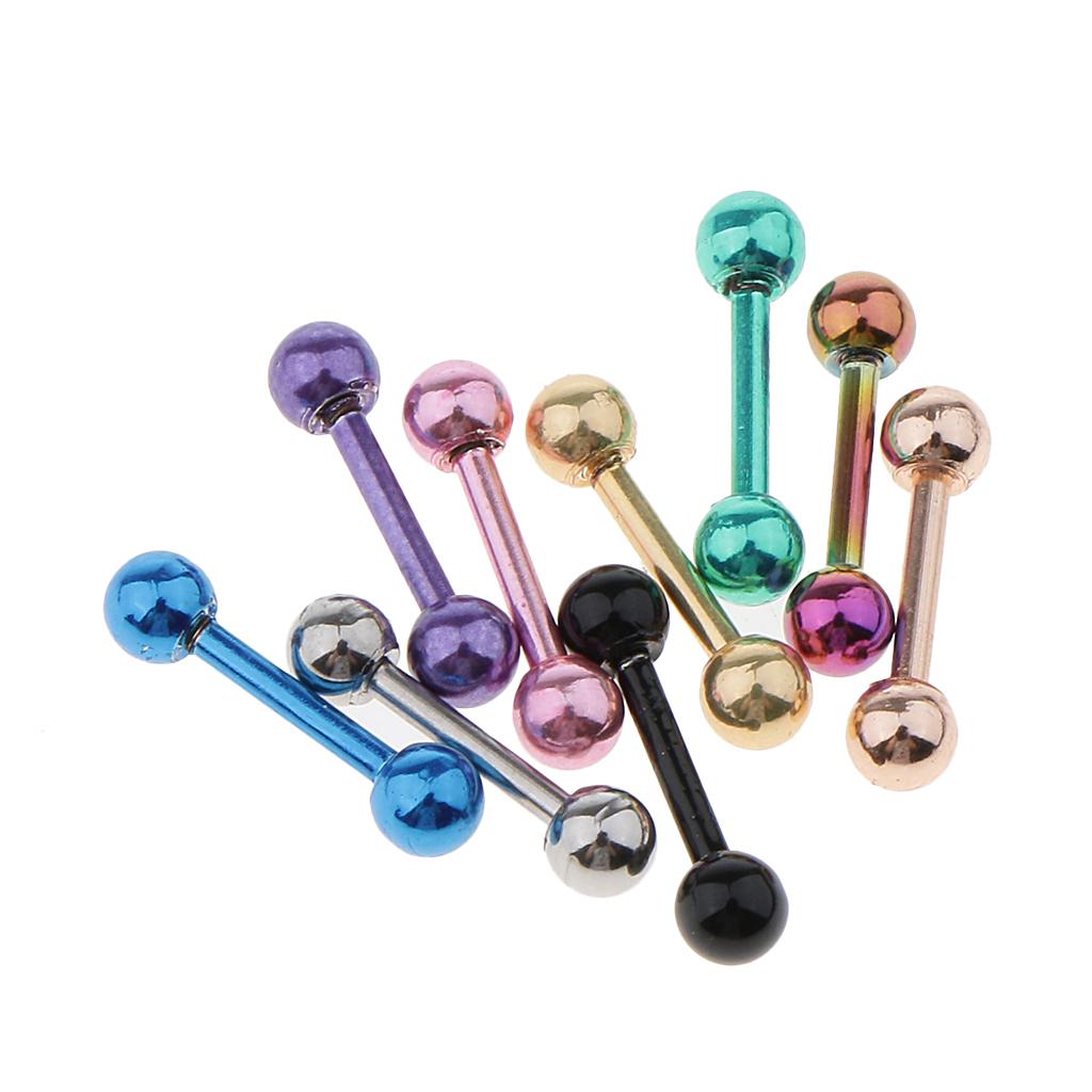 Piercings Barbell 16g em Aço I - Tongue Barbell Straight avaliação e preço