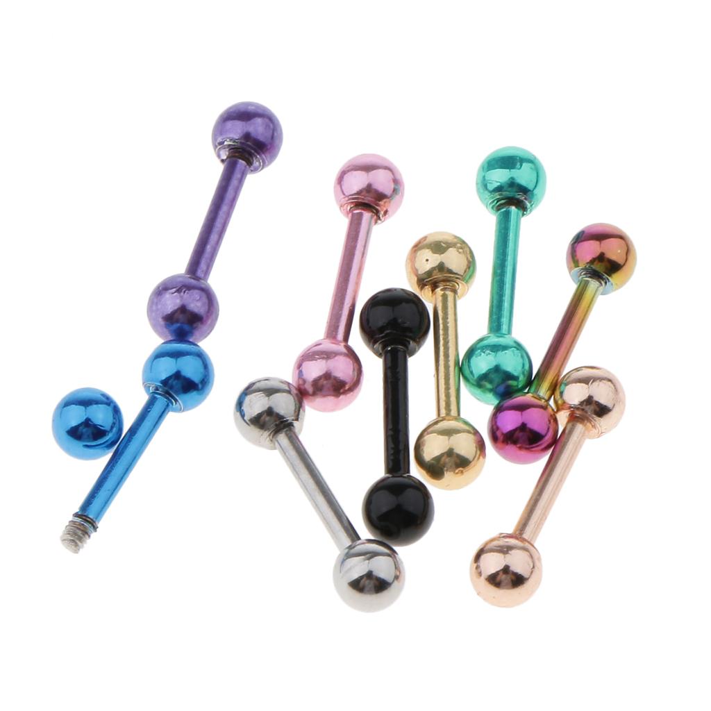 Piercings Barbell 16g em Aço I - Tongue Barbell Straight avaliação e preço